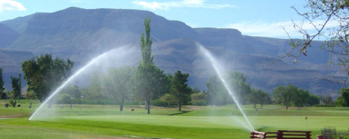 Golf course irrigation